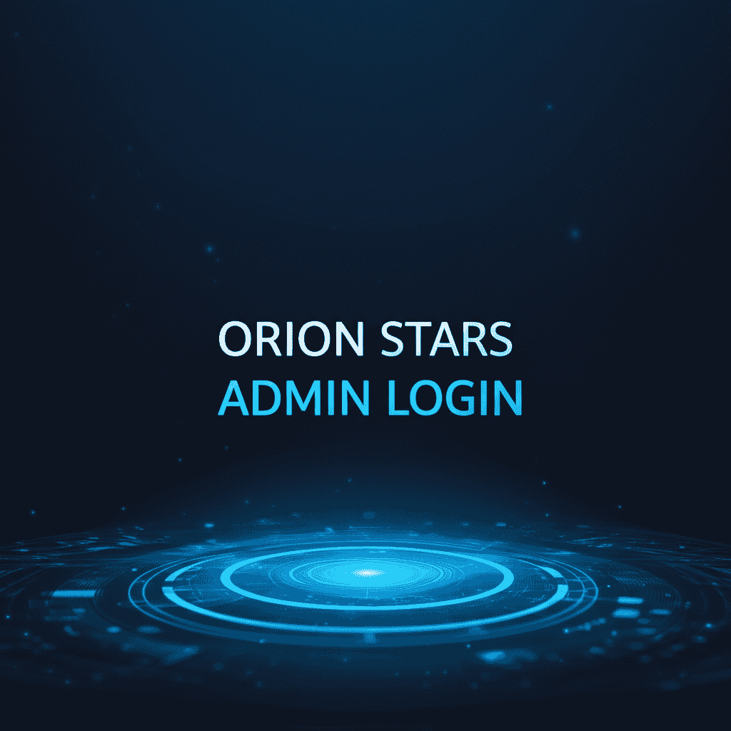 Orion Stars Admin Login Dashboard