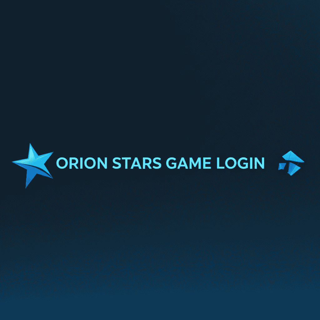 Orion Stars Game Login screen on a mobile device showing login fields